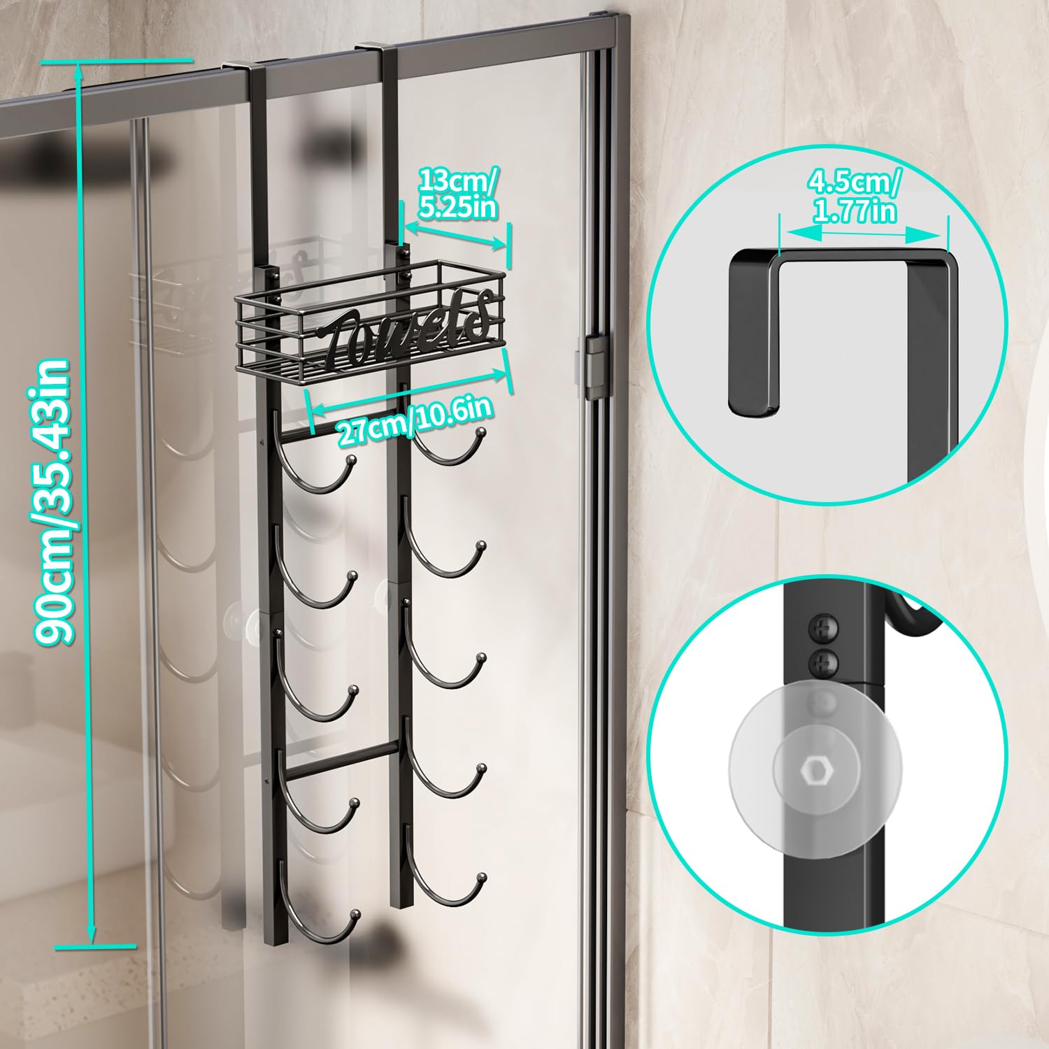 HapiRm door hanging installation offers flexible setup for renters.