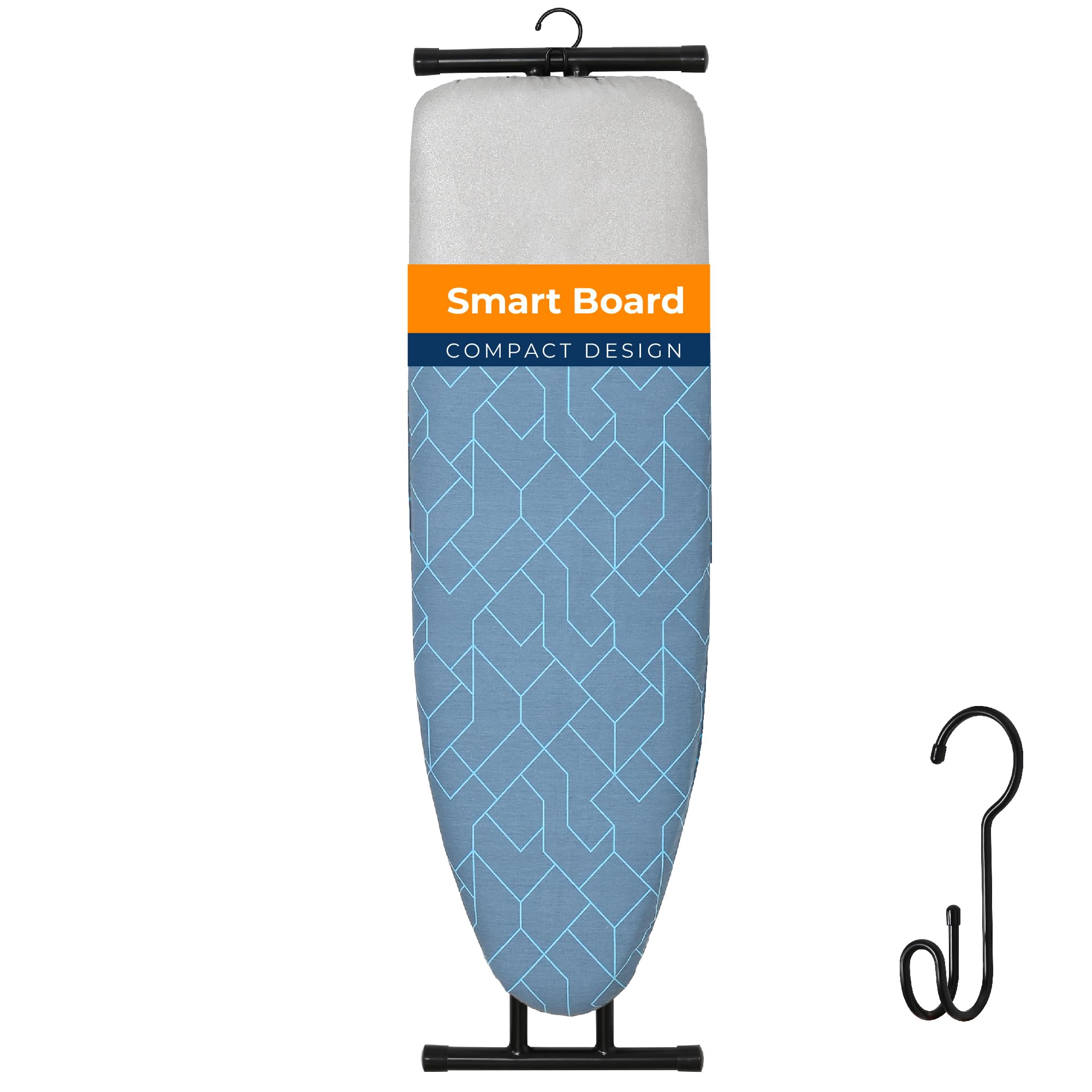 Happhom compact ironing board folded for space-saving storage