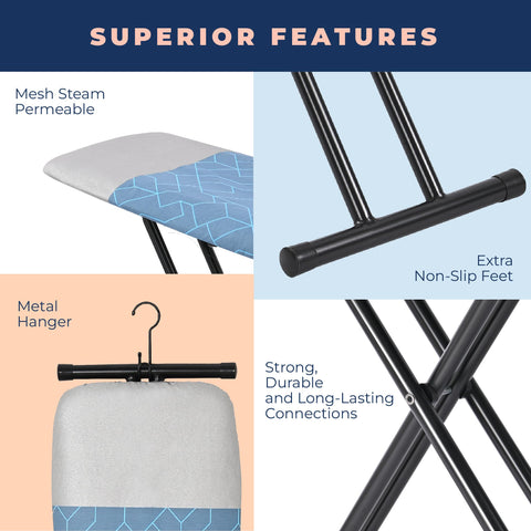 Happhom lightweight steel frame delivers stable ironing results