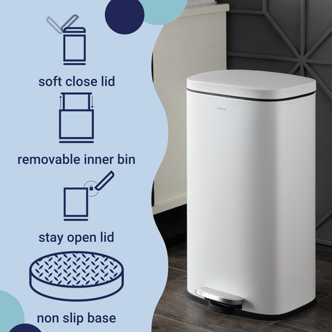 Happimess Curtis fingerprint-proof finish stays clean in busy homes