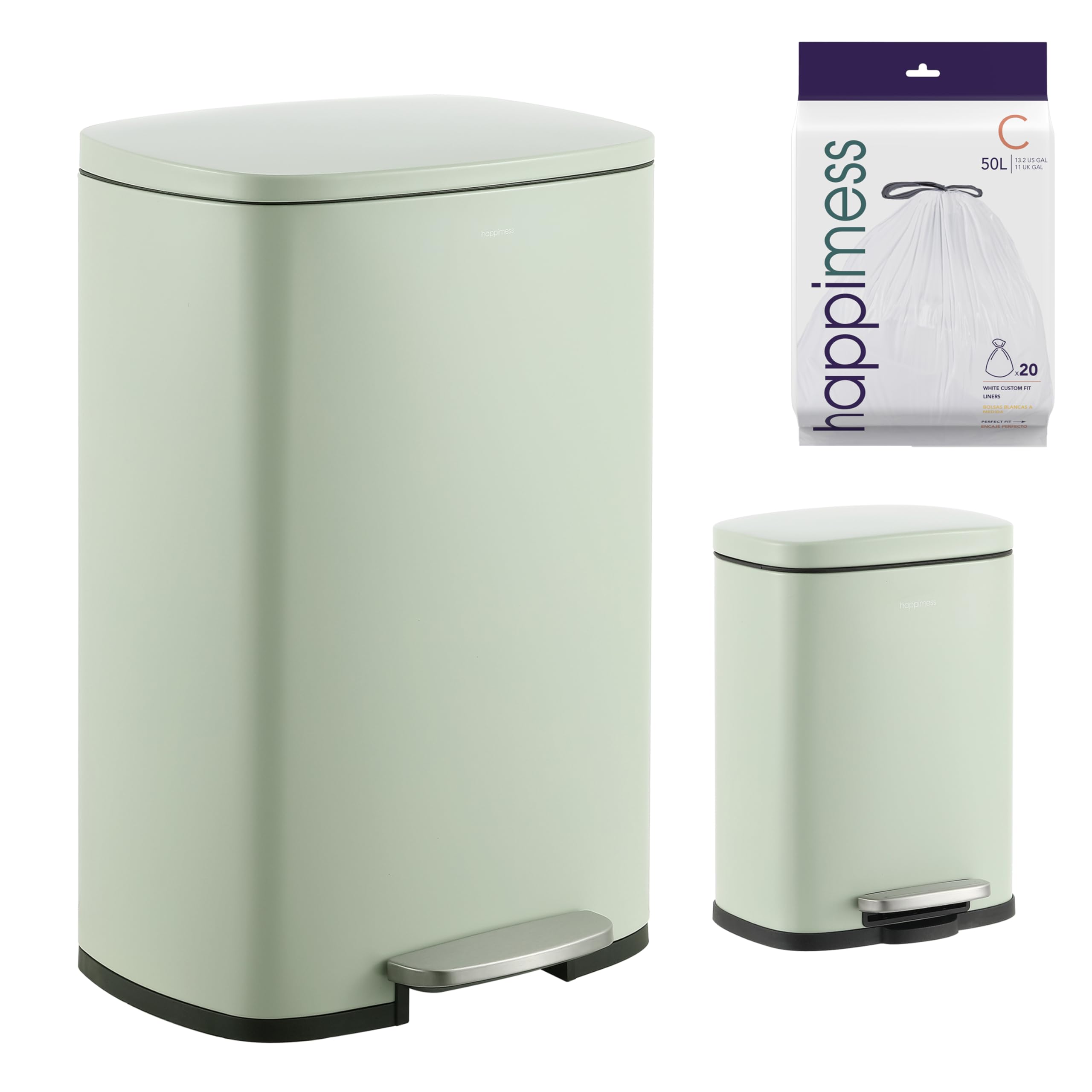 Happimess HPM1006E front view showing space-saving rectangular design