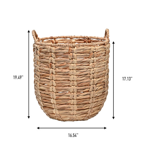 happimess laurel braided accents basket adds boho charm to any space