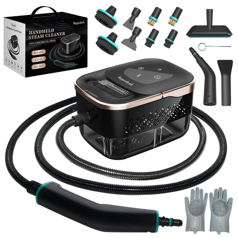Happudeok steam cleaner heats up in 15 seconds for fast cleaning