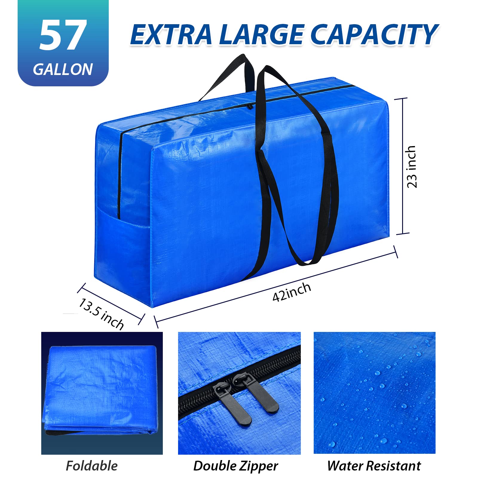 Happy Cheers bag showing reinforced handles for easy moving.