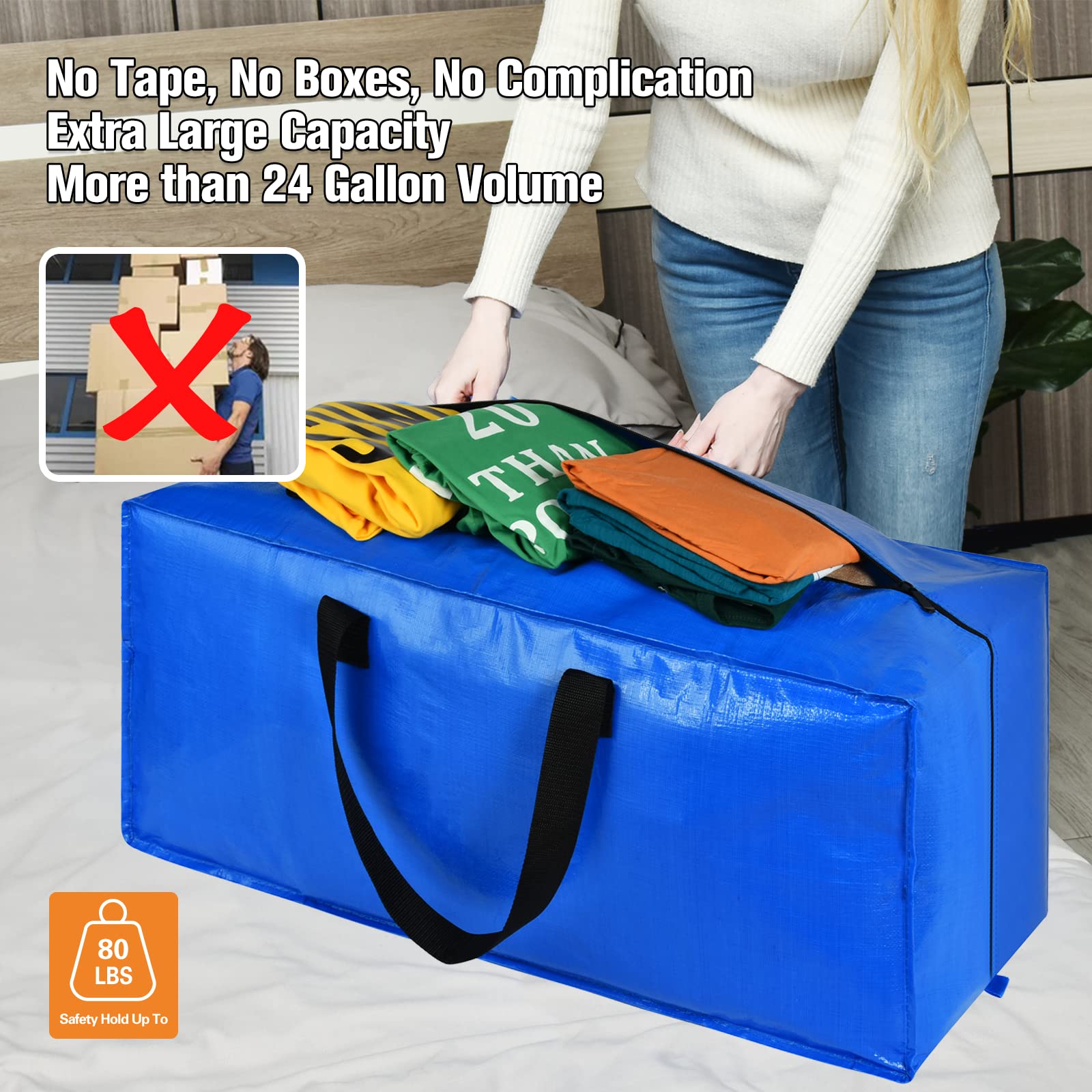 HAPPY CHEERS backpack-handle design eases transport of heavy loads