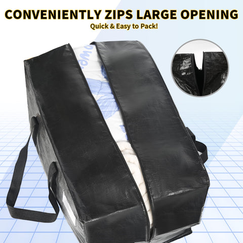 Happy Cheers dorm and travel storage bag for college rooms.