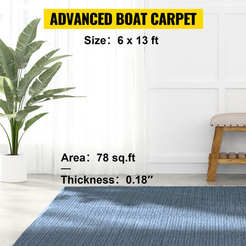 Happybuy non-slip ribbed texture enhances safety on wet boat floors