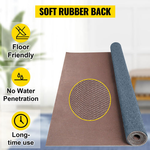 Happybuy grey marine carpet demonstrates easy-to-cut installation
