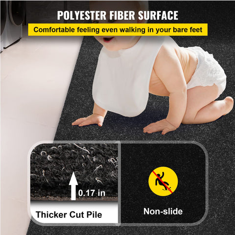Happybuy marine carpet with waterproof backing protects cabin floors from spills.