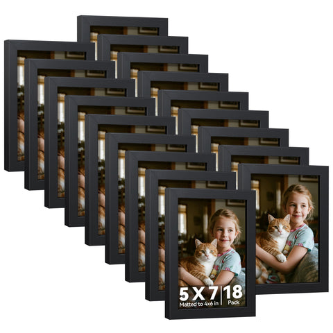 HappyHapi 5x7 frame set mounted on wall for collage decor