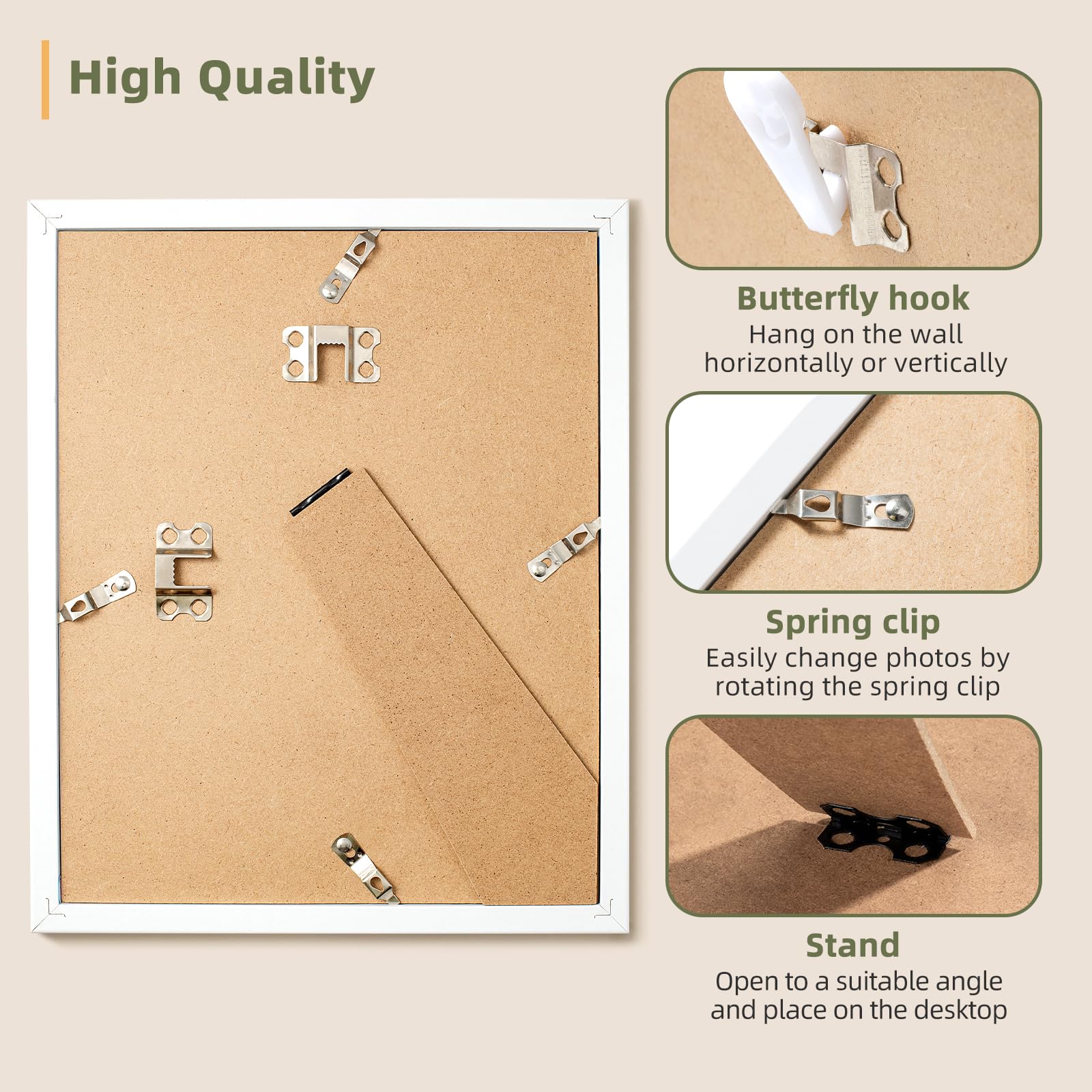 HappyHapi plexiglass guards keep photos clear from dust and scratches