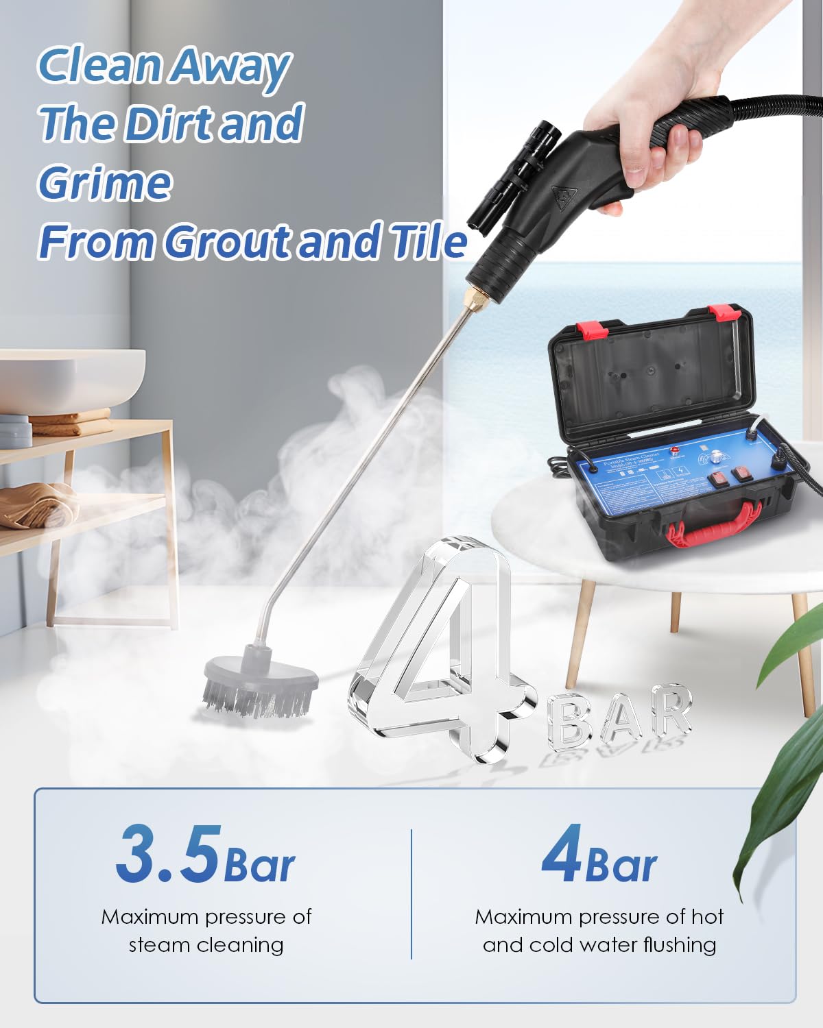 Hapyvergo portable design and stainless steel components for durability.