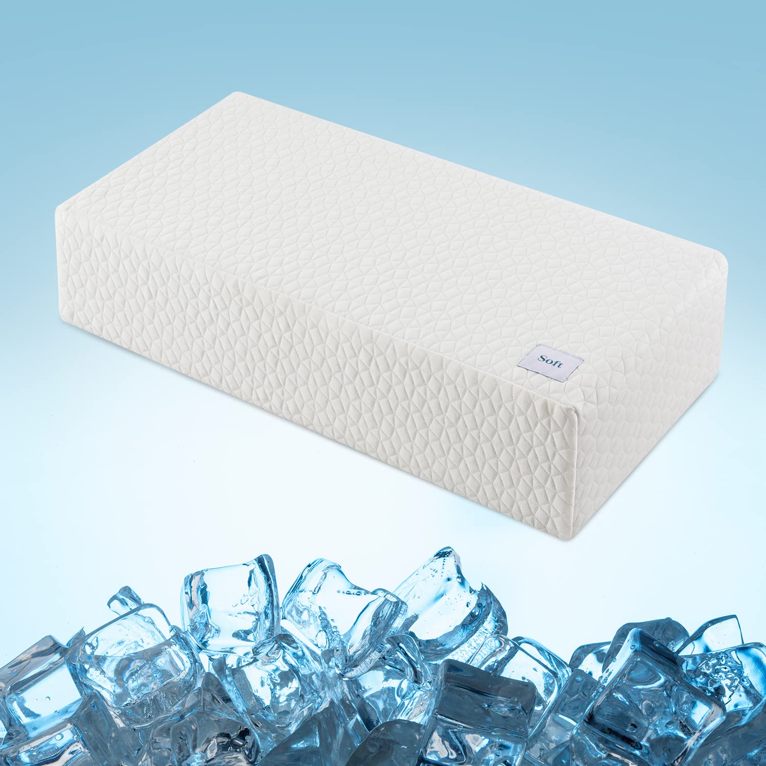 HARBOREST cooling cube pillow cover keeps side sleepers cool all night.