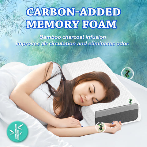 HARBOREST removable machine-washable cover for easy pillow care.