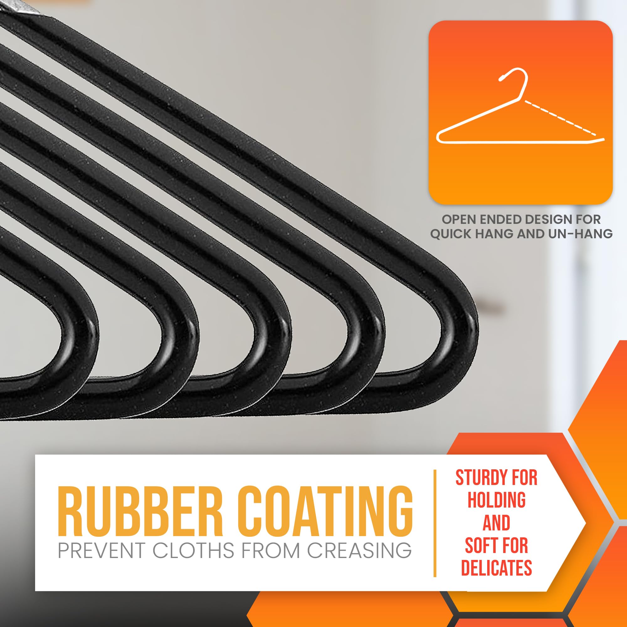 HARDW Open-ended design enables easy access for all clothing