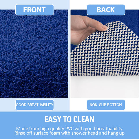 Hargiis BPA-free PVC mat is durable and easy to clean