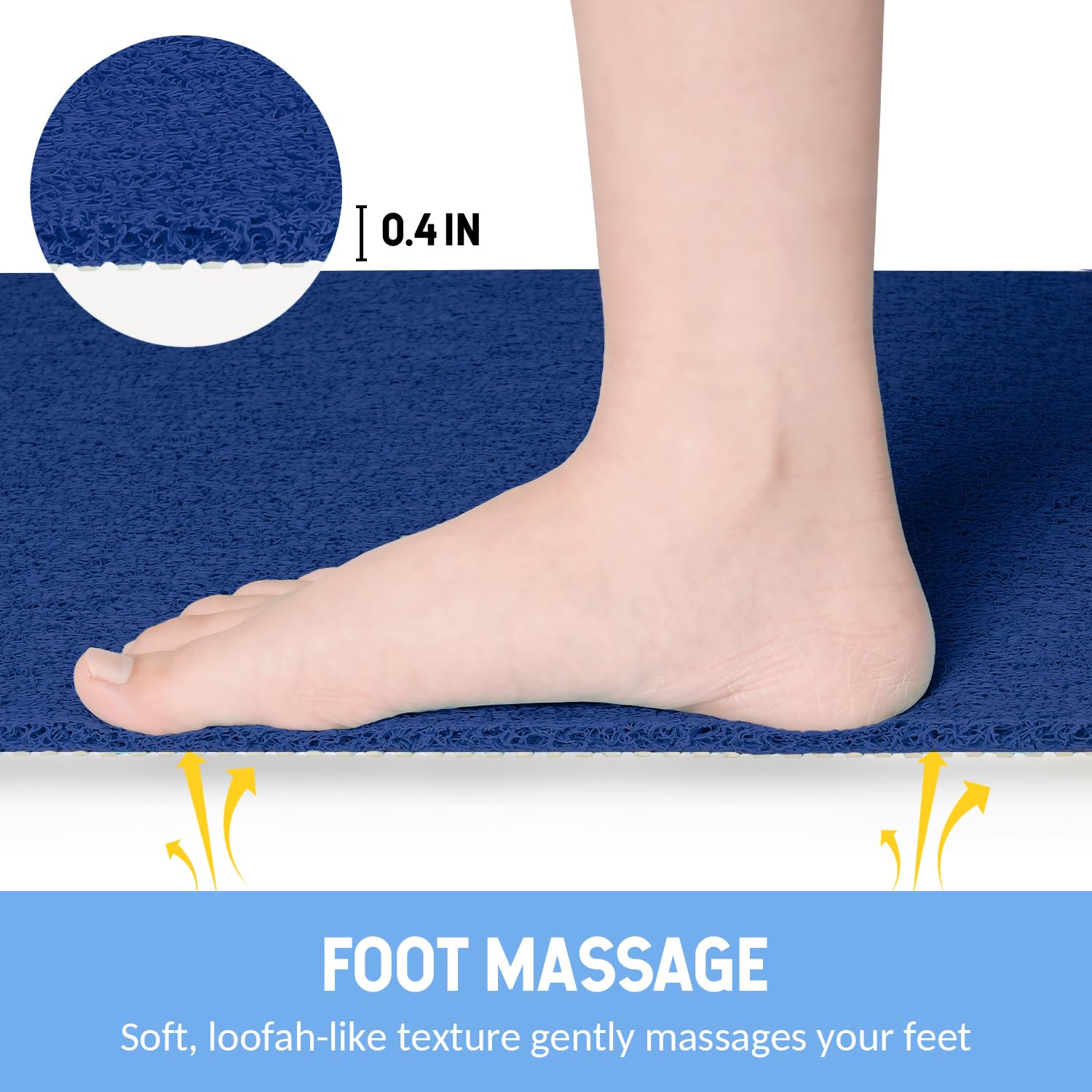 Hargiis bath mat cut-to-fit design for custom sizing