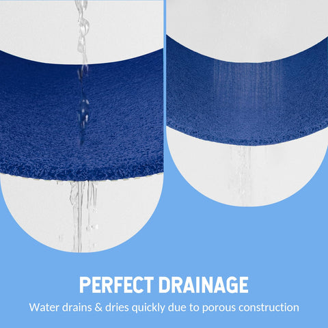 Hargiis bath mat versatile for bathrooms, kitchens, and entryways