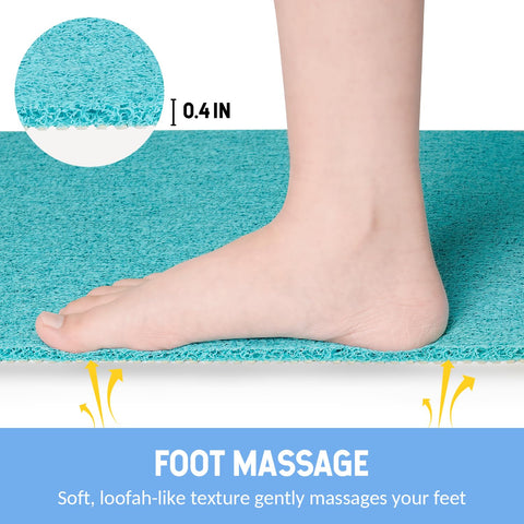 Hargiis easy-clean mat is machine washable for hassle-free maintenance.