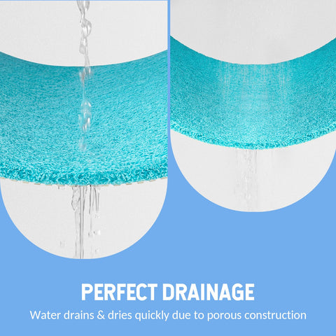 Hargiis versatile-use mat ready for bathroom or kitchen use.