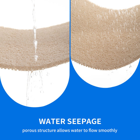 Soft PVC surface of Hargiis mat cushions feet during barefoot showers