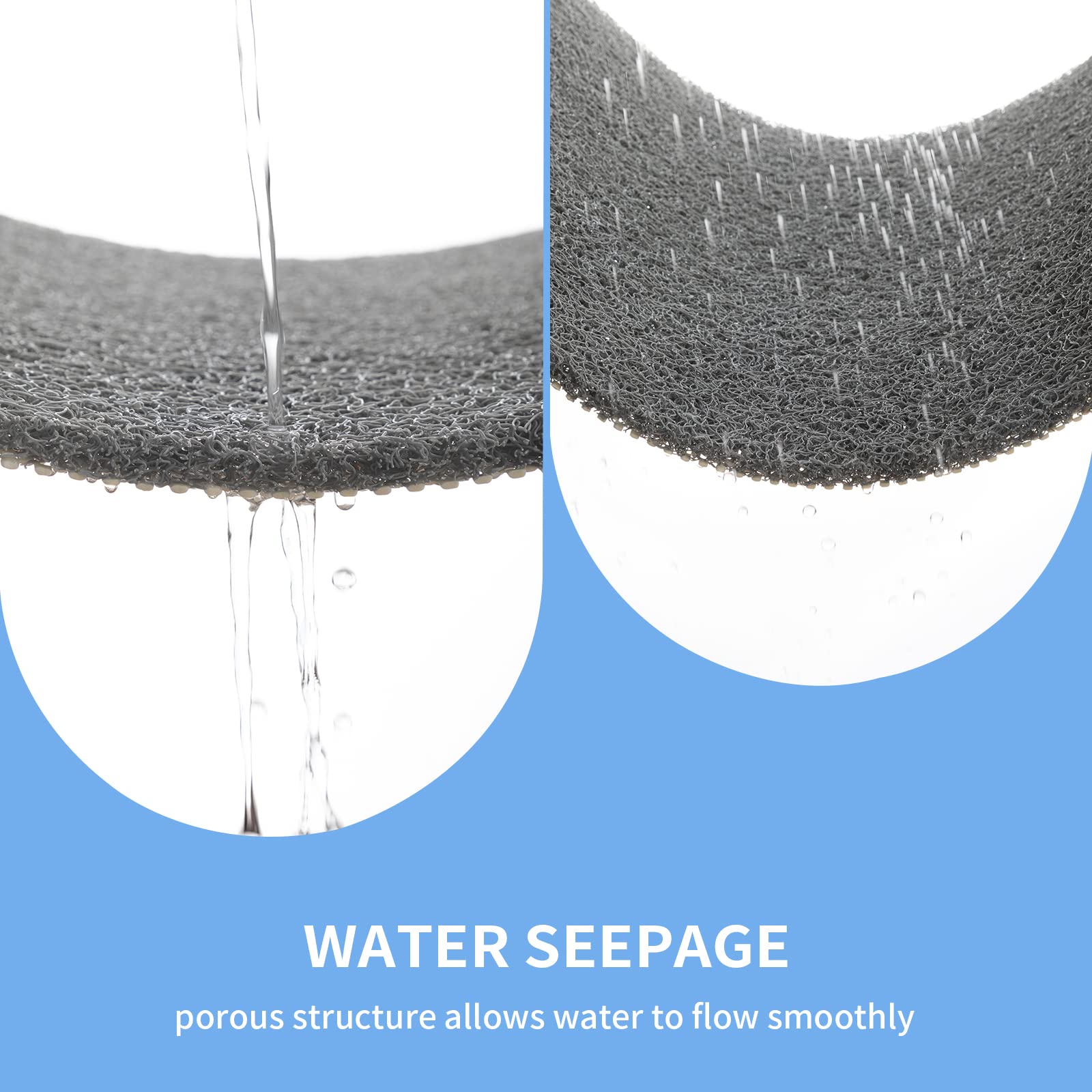 Hargiis versatile wet-area mat suitable for bathroom, kitchen, or entryway.