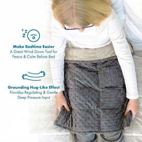 Harkla lap pad in car for on-the-go sensory break.