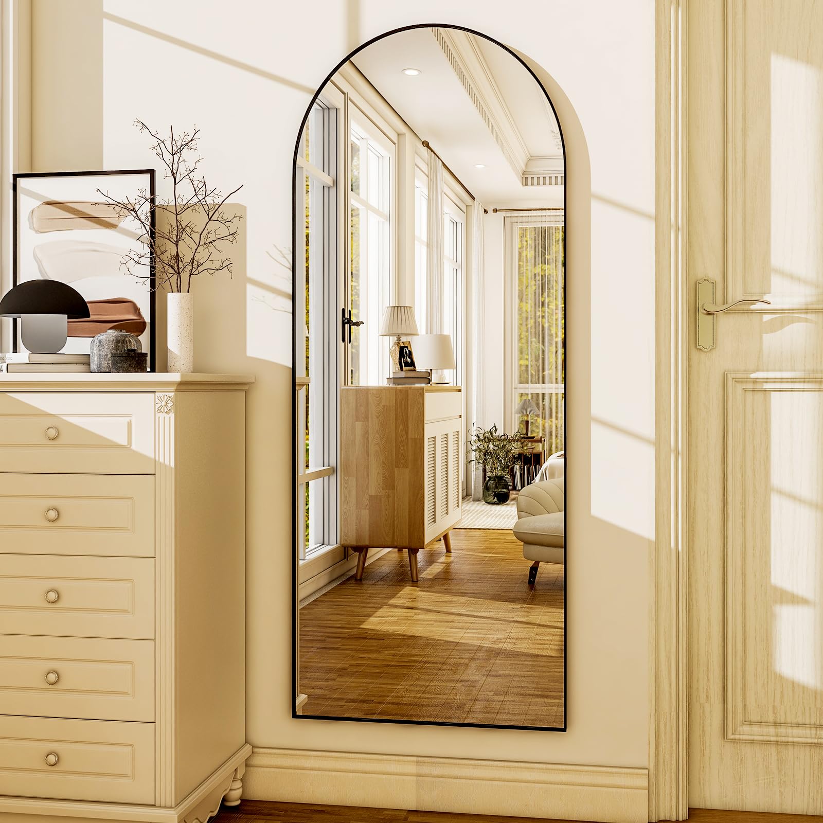 HARRITPURE aluminum frame mirror showcases premium craftsmanship and modern style