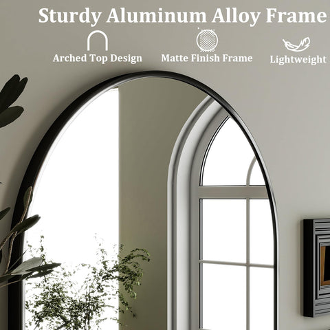 HARRITPURE moisture-resistant aluminum frame stands up to bathrooms and humid zones