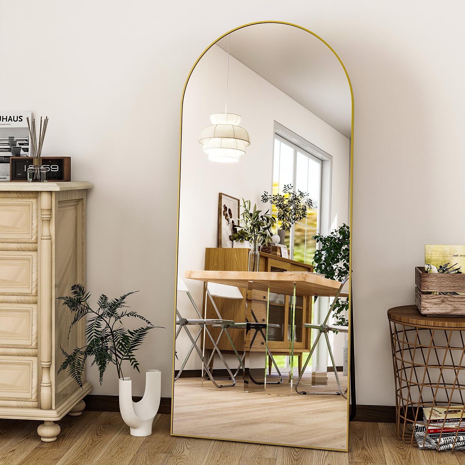 HARRITPURE 56x21 dressing mirror supports daily grooming routines