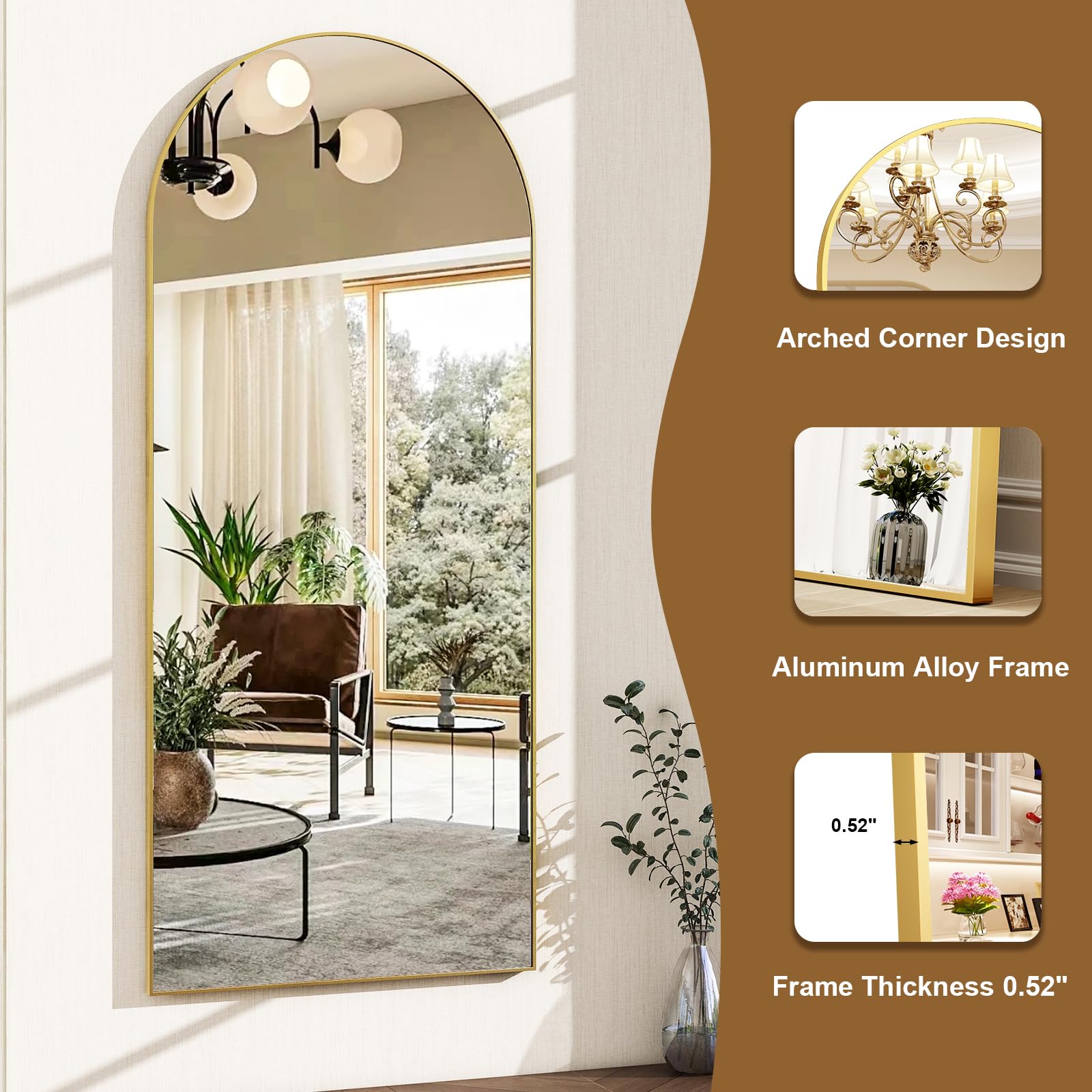 HARRITPURE explosion-proof glass mirror delivers clear, safe reflections