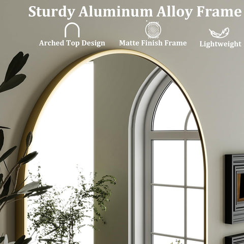 HARRITPURE nano glass mirror provides safe, undistorted reflections.