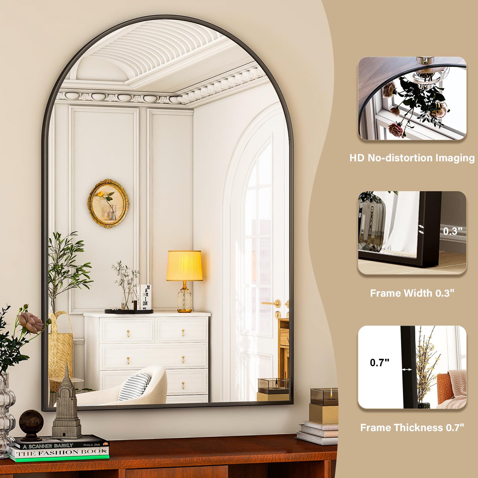Harritpure HD shatterproof glass offers clear reflections in busy spaces