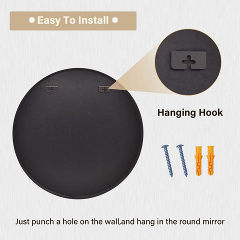 HARRITPURE 5mm glass round mirror clarity for accurate reflection