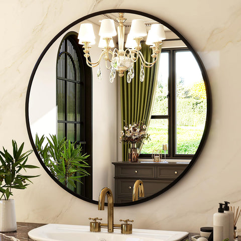 HARRITPURE 24 mirror on vanity setup with clean reflection