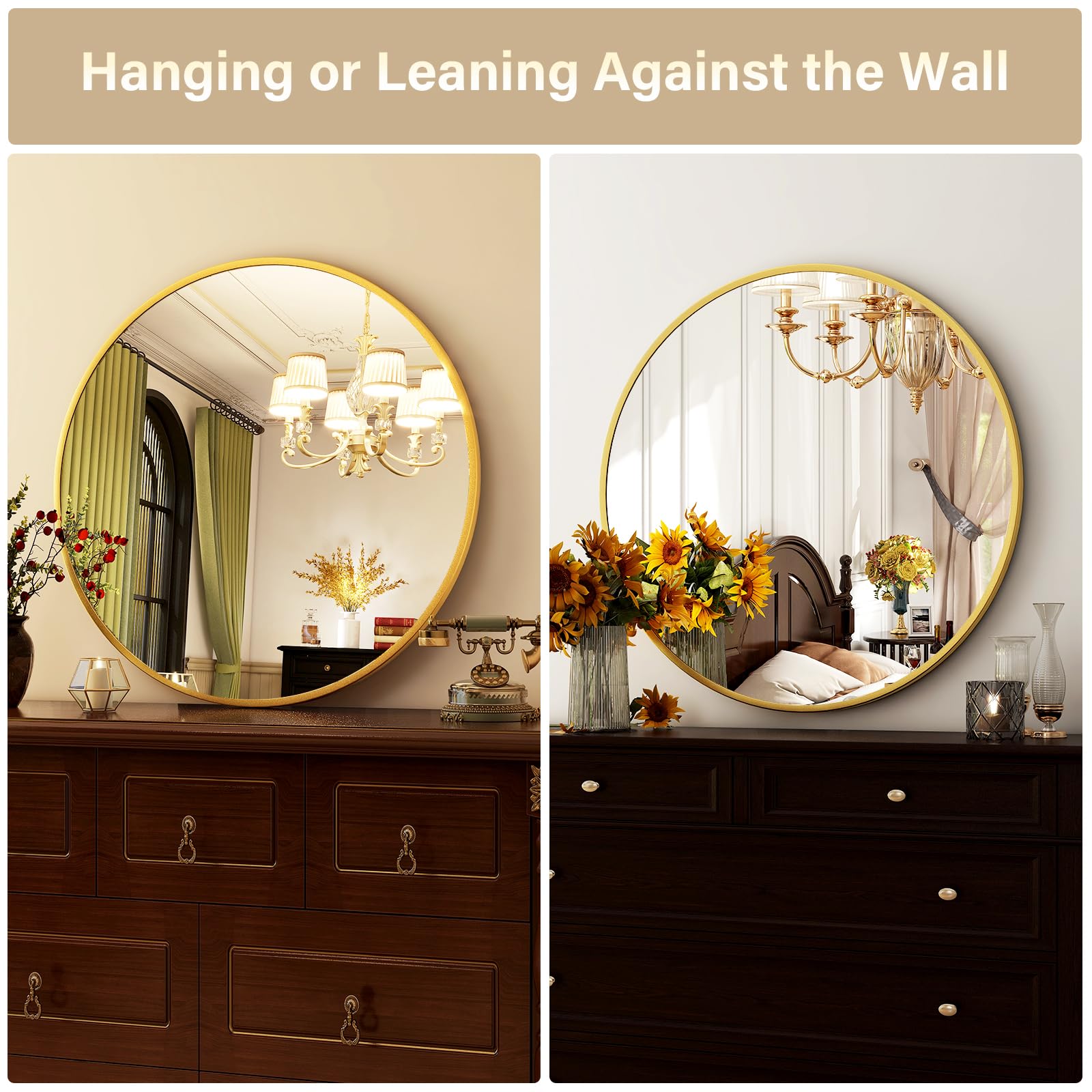 Crisp, clear reflection from the HARRITPURE 30cm mirror