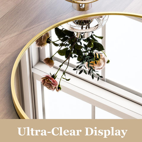 HARRITPURE shatterproof safety glass delivers clear reflections with family-friendly safety.
