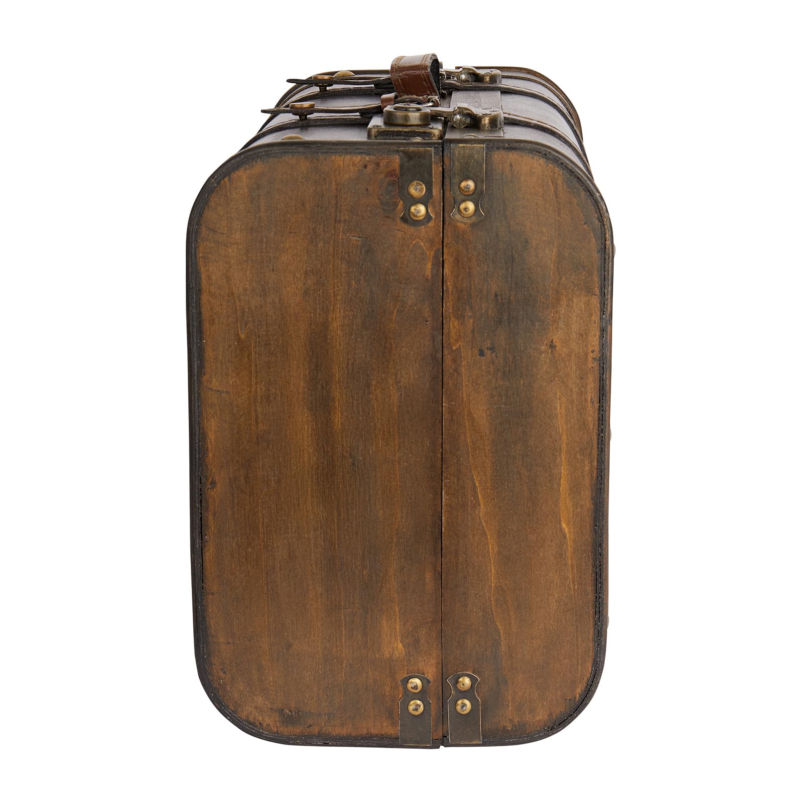 Harry Potter Hogwarts trunk vintage-style latch adds magical detailing for display.