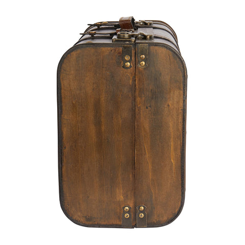 Harry Potter Hogwarts trunk vintage-style latch adds magical detailing for display.