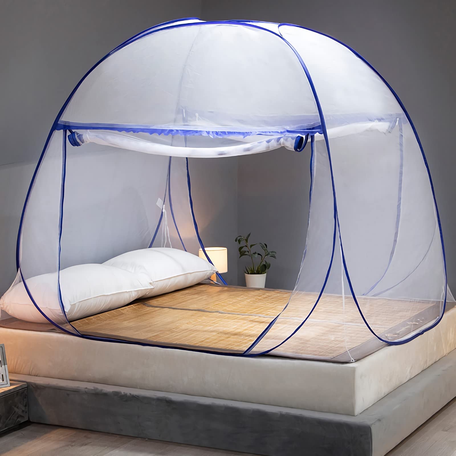 HARWAVE mosquito net bed folded to 12 inches for travel use