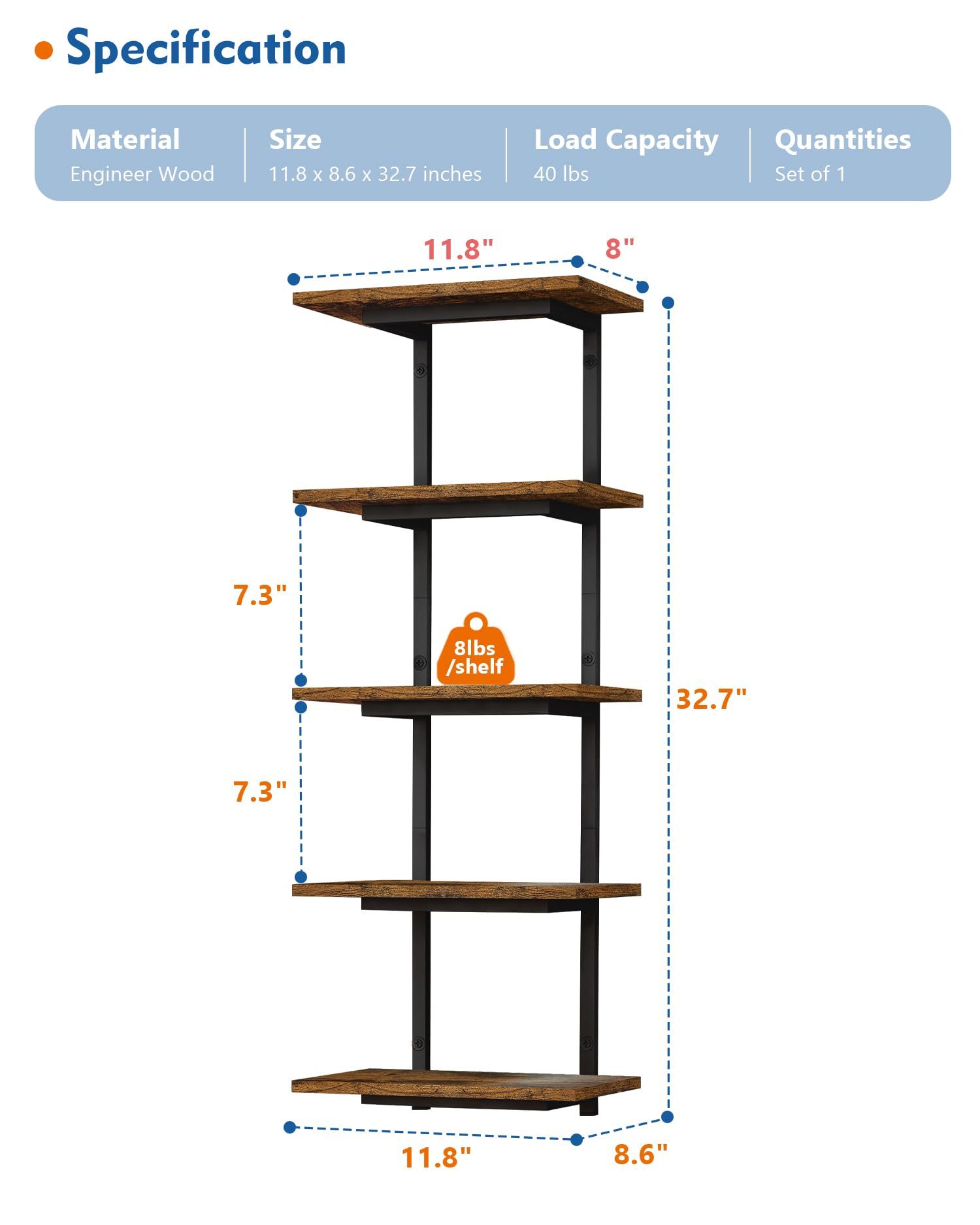 Harwaya 5-tier shelves make a thoughtful housewarming gift