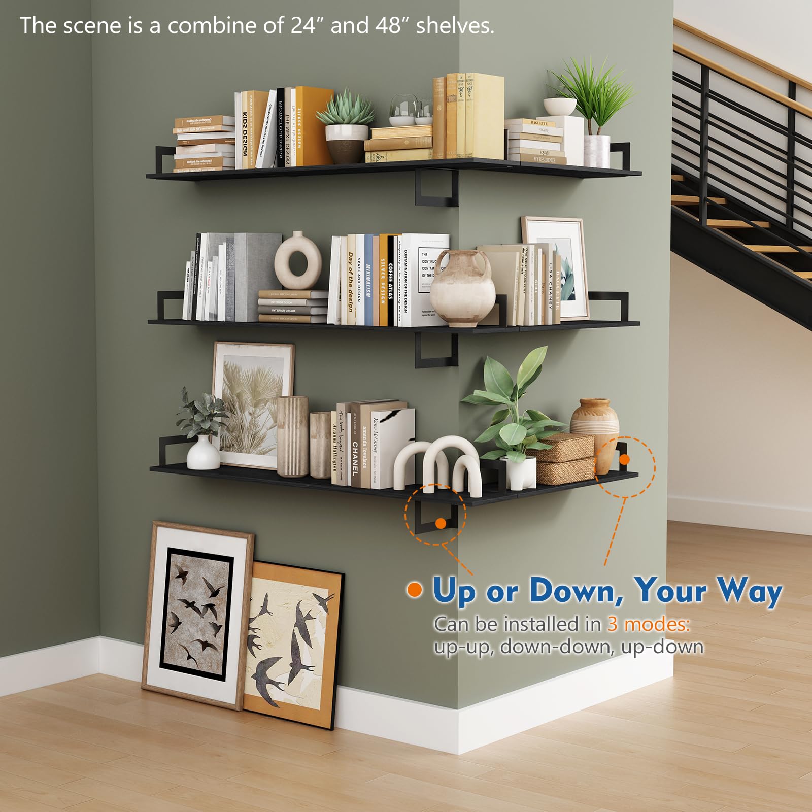 Harwaya easy-install hardware included demonstrates quick setup.