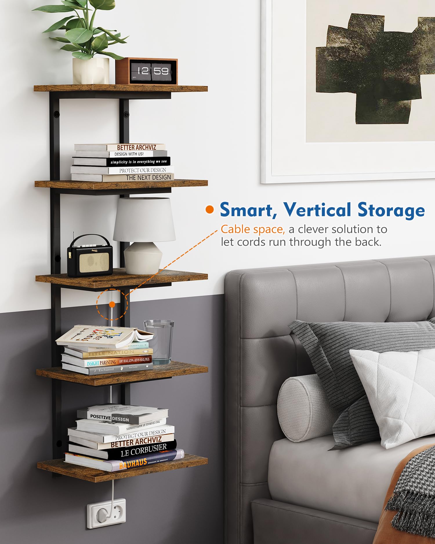 Harwaya kitchen storage rack shelves offer easy access to essentials