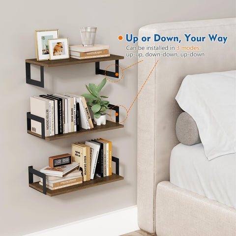 Harwaya kitchen wall shelves storage – keep spices, cookbooks, and utensils within reach.
