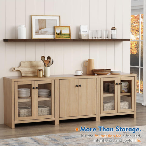 Harwaya sturdy 36in shelves hold large decor items with confident support