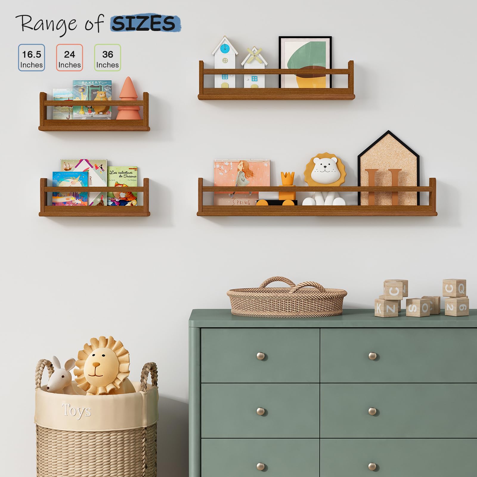 Harwaya versatile shelf kit with hardware for quick installation