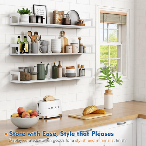 Harwaya easy-install shelves include hardware for quick mounting.