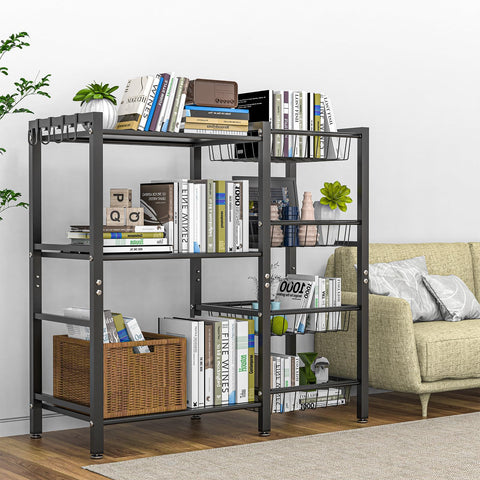 Hastatii carbon steel frame shows sturdy construction for heavy kitchen use.