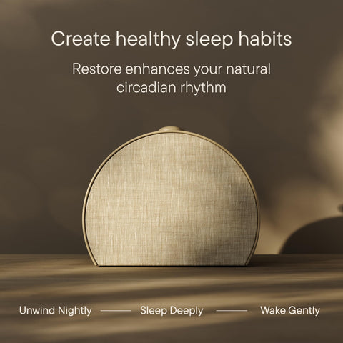 Hatch Restore 3 night-light dimmed glow for safe navigation at night