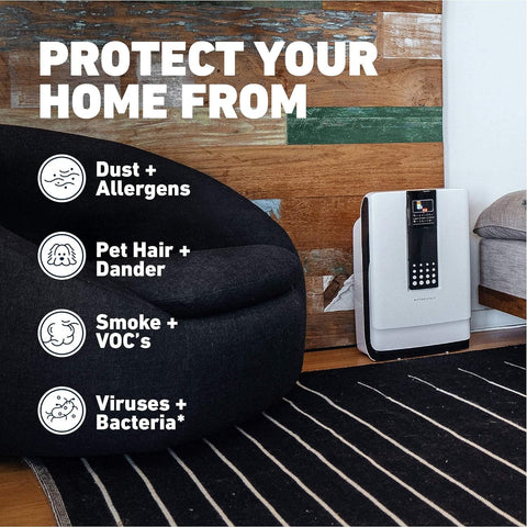 HATHASPACE HSP001 activated carbon filter absorbing odors and smoke effectively